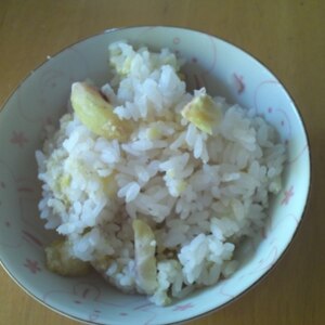 昆布茶で簡単★栗ご飯